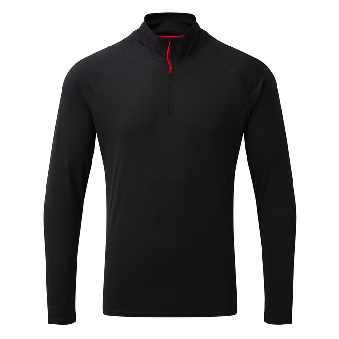 Gill Marine: Men's UV Tec Zip Tee - Long Sleeve