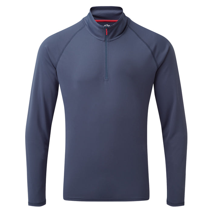 Gill Marine: Men's UV Tec Zip Tee - Long Sleeve