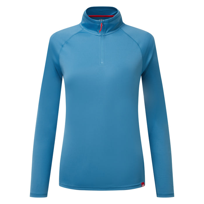 Gill Marine: Women's UV Tec Zip Tee - Long Sleeve