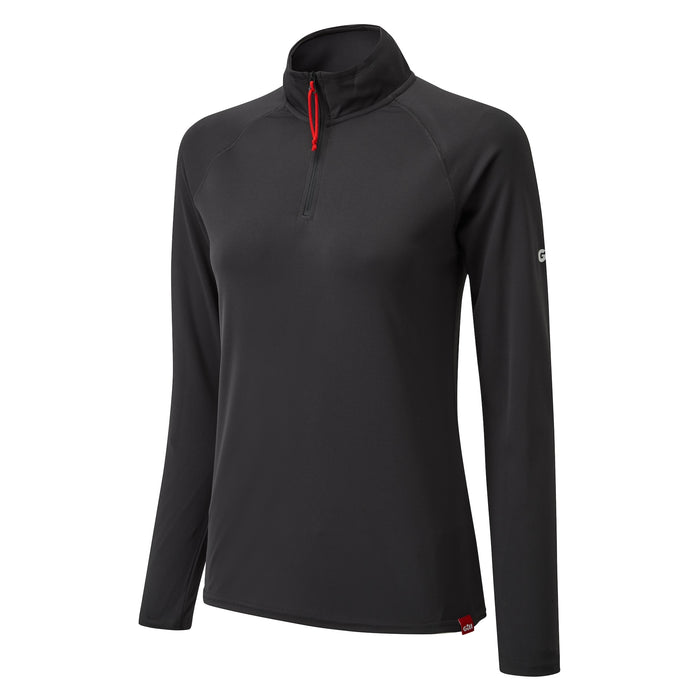Gill Marine: Women's UV Tec Zip Tee - Long Sleeve