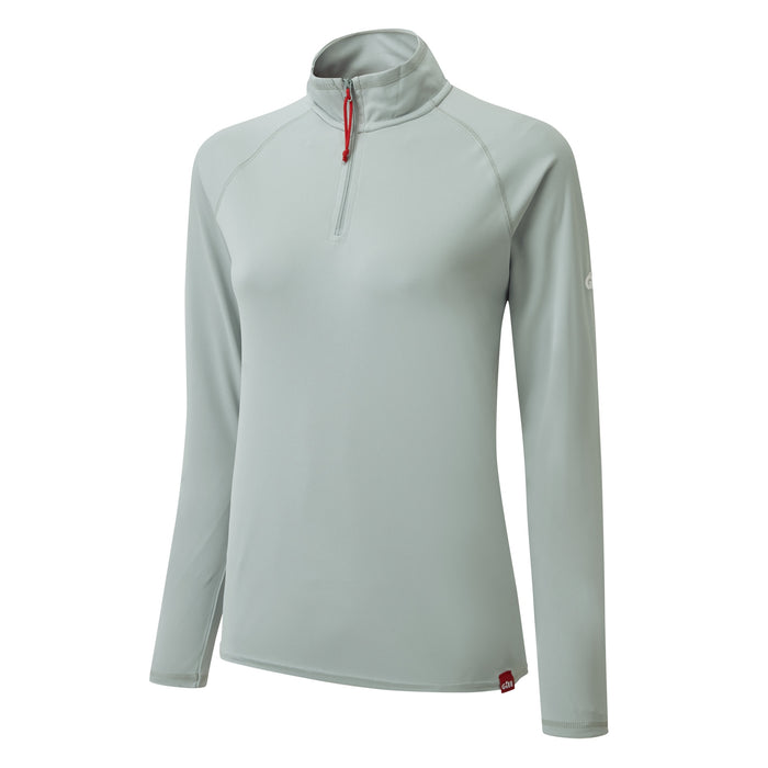 Gill Marine: Women's UV Tec Zip Tee - Long Sleeve
