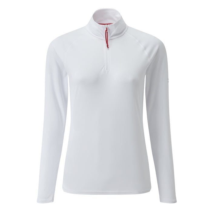Gill Marine: Women's UV Tec Zip Tee - Long Sleeve