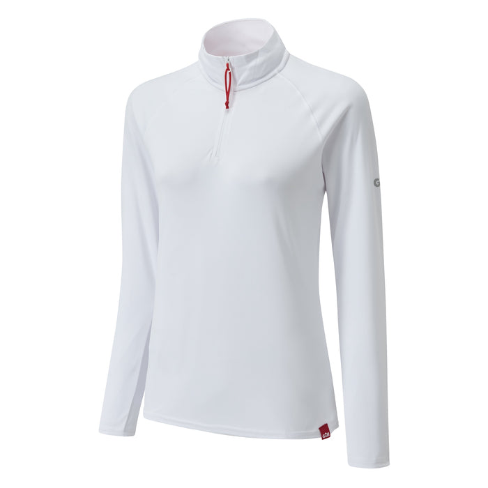 Gill Marine: Women's UV Tec Zip Tee - Long Sleeve