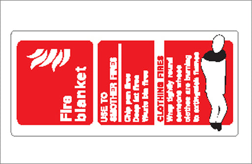 Boat Sticker - Fire Blanket (S)