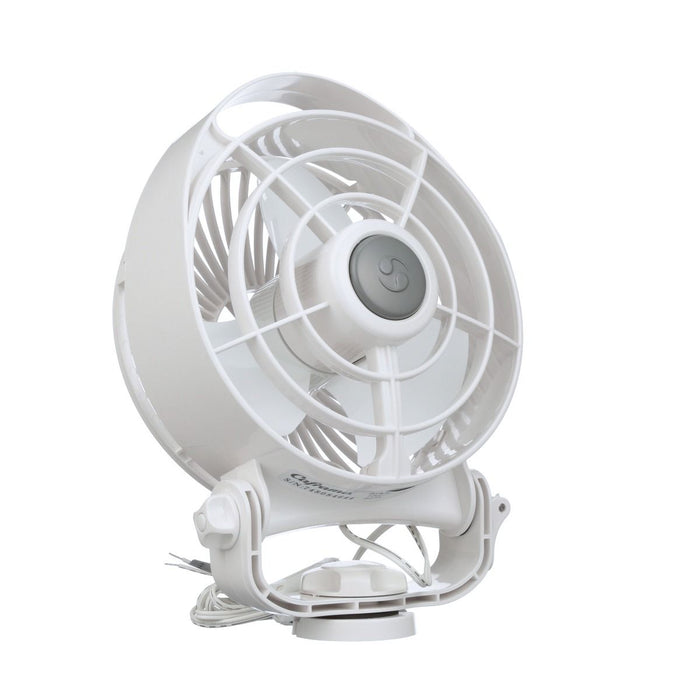 Caframo Bora 12V Marine Fan Three-Speed 6  White