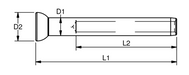 Bluewave Ball Terminal for 5mm and 3/16" wire