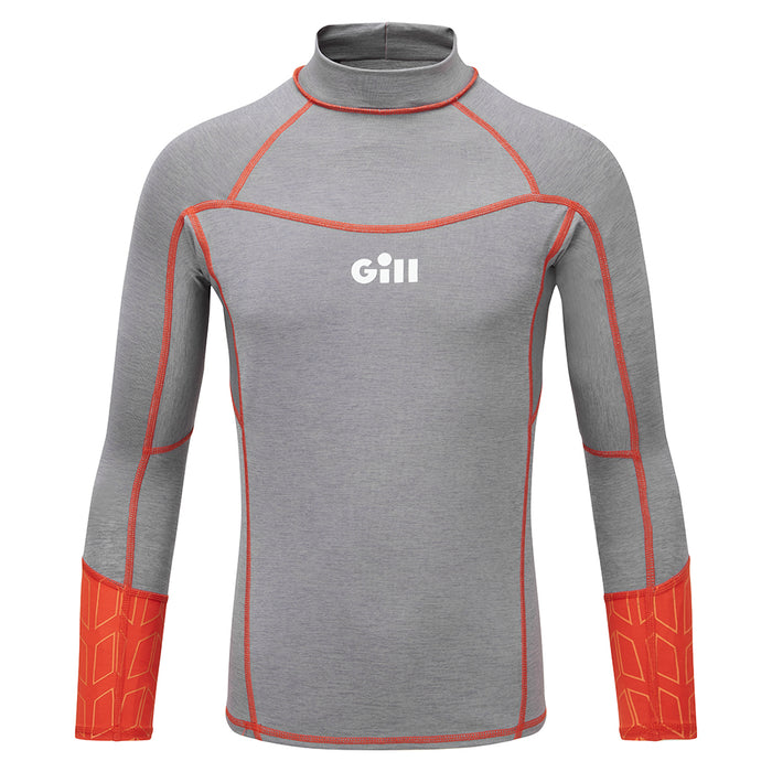 Gill Eco Pro Rash Vest Junior Grey Melange