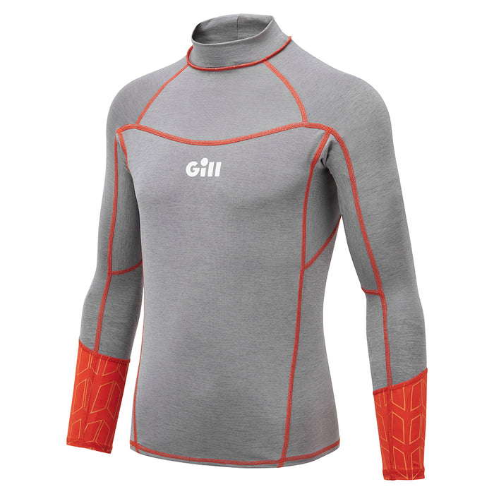 Gill Eco Pro Rash Vest Junior Grey Melange