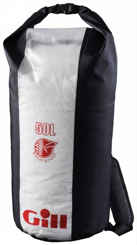 Gill Wet & Dry Cylinder Bag - 50L Jet Black
