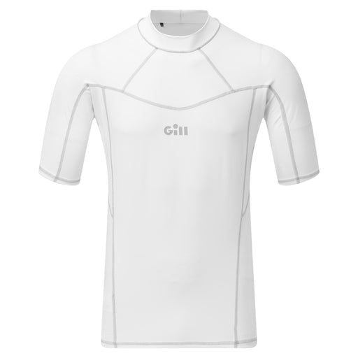 Gill Pro Rash Vest Short Sleeve Men's White
