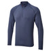 Gill Men's UV Tec Long Sleeve Zip Tee Ocean