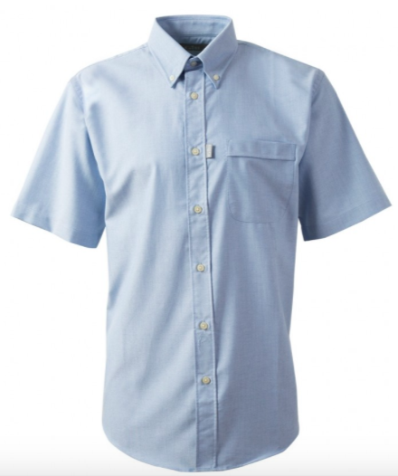 Gill Oxford Shirt - Short Sleeve  Blue