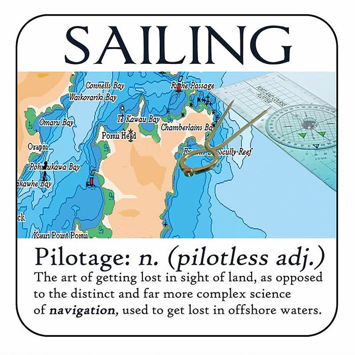 Coaster - Salty Saying - Pilotage