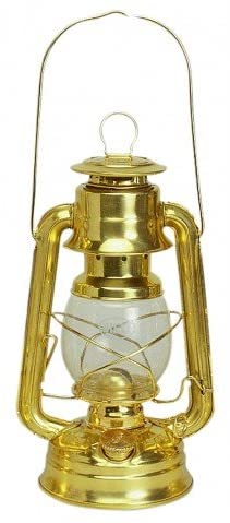 Brass Hurricane Oil Lamp 26cm