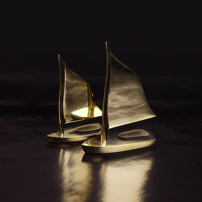 Brass Sailing Boat 18x12cm