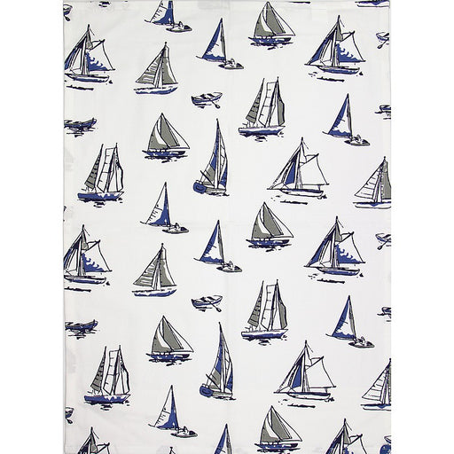Boats Tea Towel 71x51cm
