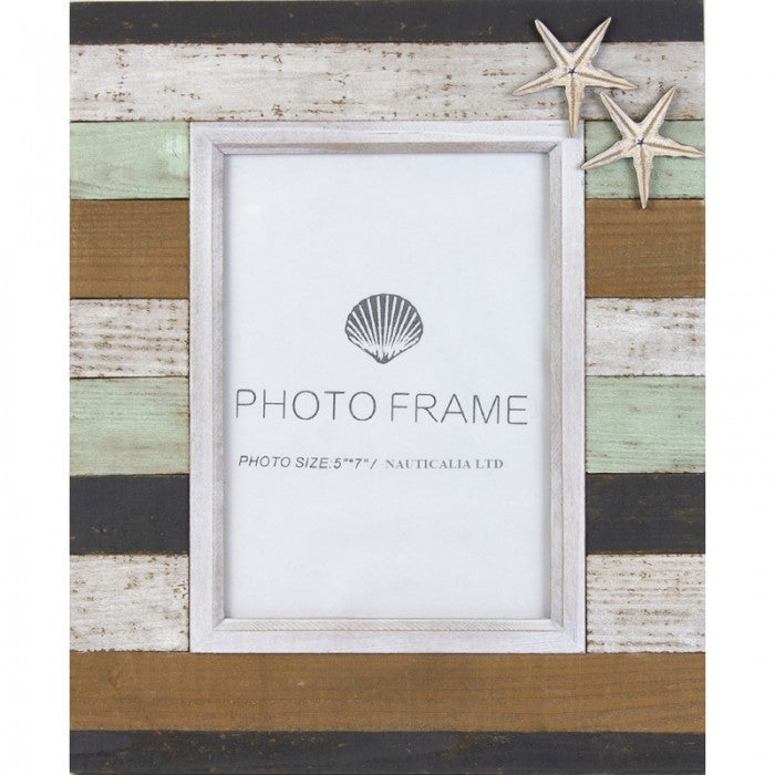 Wooden Plank-style Photo Frame 27x23cm