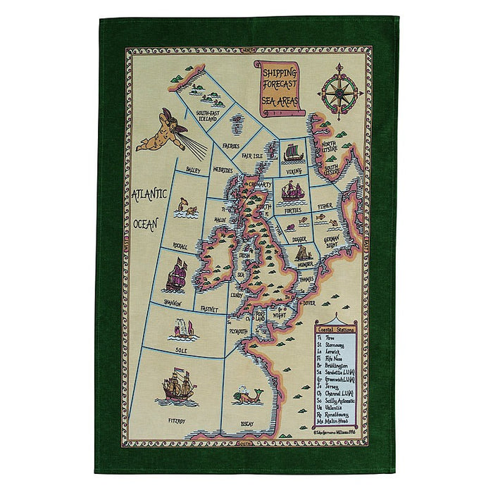 Shipping Forecast Areas Galley Cloth