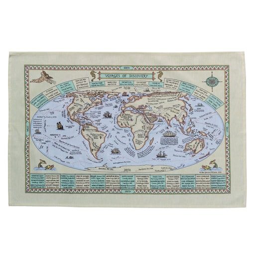 World Map Galley Cloth