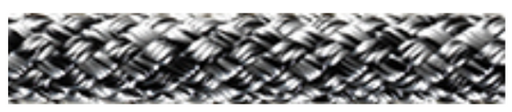 Robline SIRIUS 550 12mm silver/black 150m reel /m