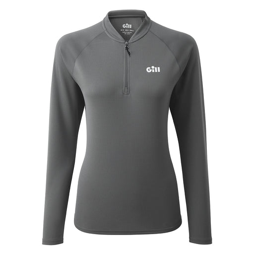Gill Millbrook Zip Tee Women's Steel Grey