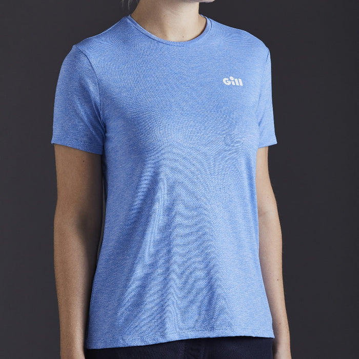 Gill Holcombe Crew Sh/Sl Women's Sky Blue