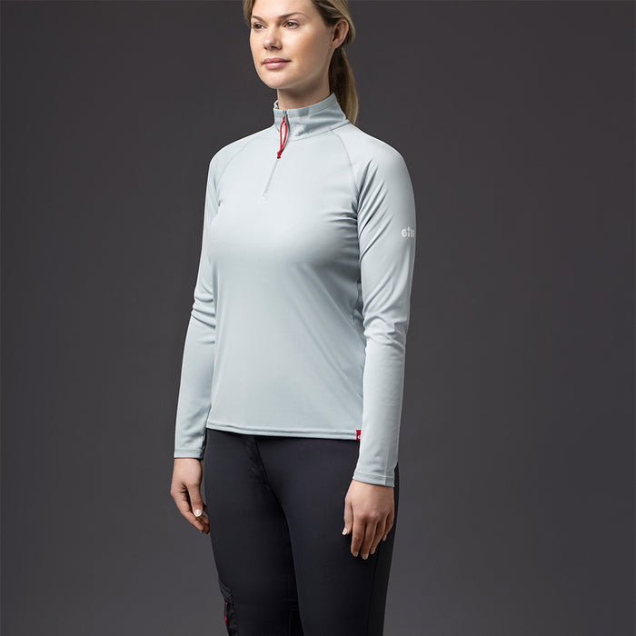 Gill Women's UV Tec Long Sleeve Zip Tee